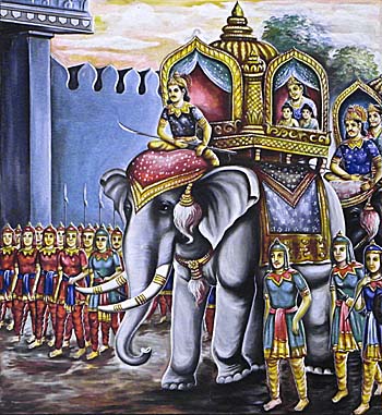 Noble on Elephant by Asienreisender